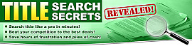 Title Search Secrets